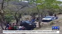Volcamiento deja daños materiales en La Libertad, Comayagua