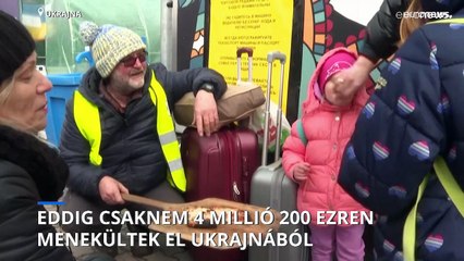 Eddig csaknem 4 millió 200 ezren menekültek el Ukrajnából