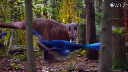 PREHISTORIC PLANET - T-Rex Swimming