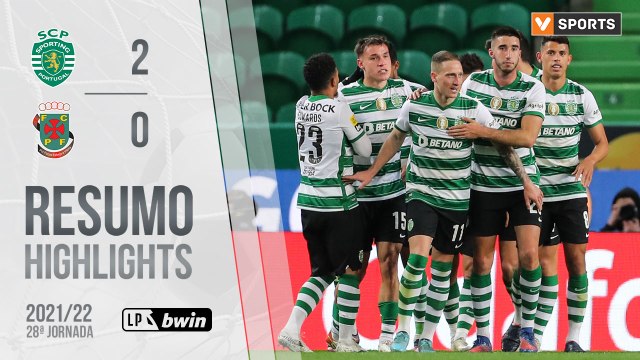 Highlights: Sporting 2-0 Paços de Ferreira (Liga 21/22 #28)