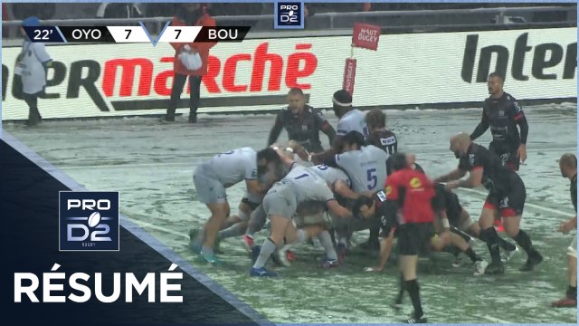 PRO D2 - Résumé Oyonnax Rugby-US Bressane: 31-21 - J25 - Saison 2021/2022