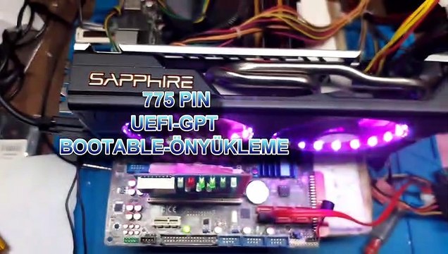 ASUS P5QL-PRO 775 PIN UEFI BIOS GPT BOOTABLE KURULUM NVME M.2 SSD BIOS MODLAMA