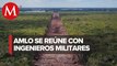 AMLO pide a militares cuidar y defender Tren Maya, AIFA y otras obras públicas