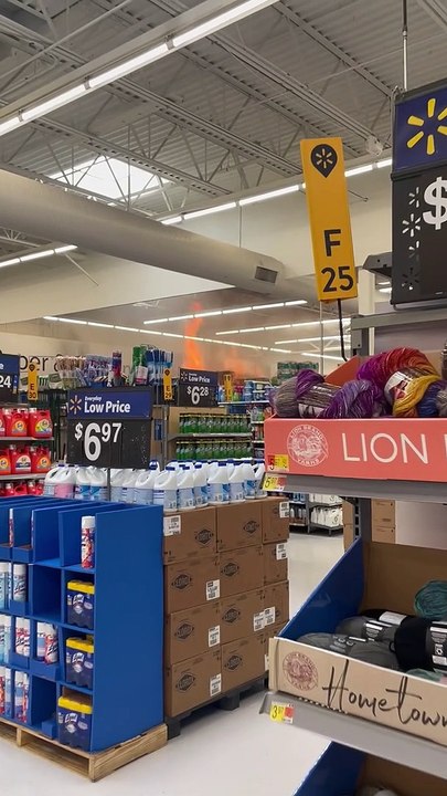 Fire in Maryland Walmart