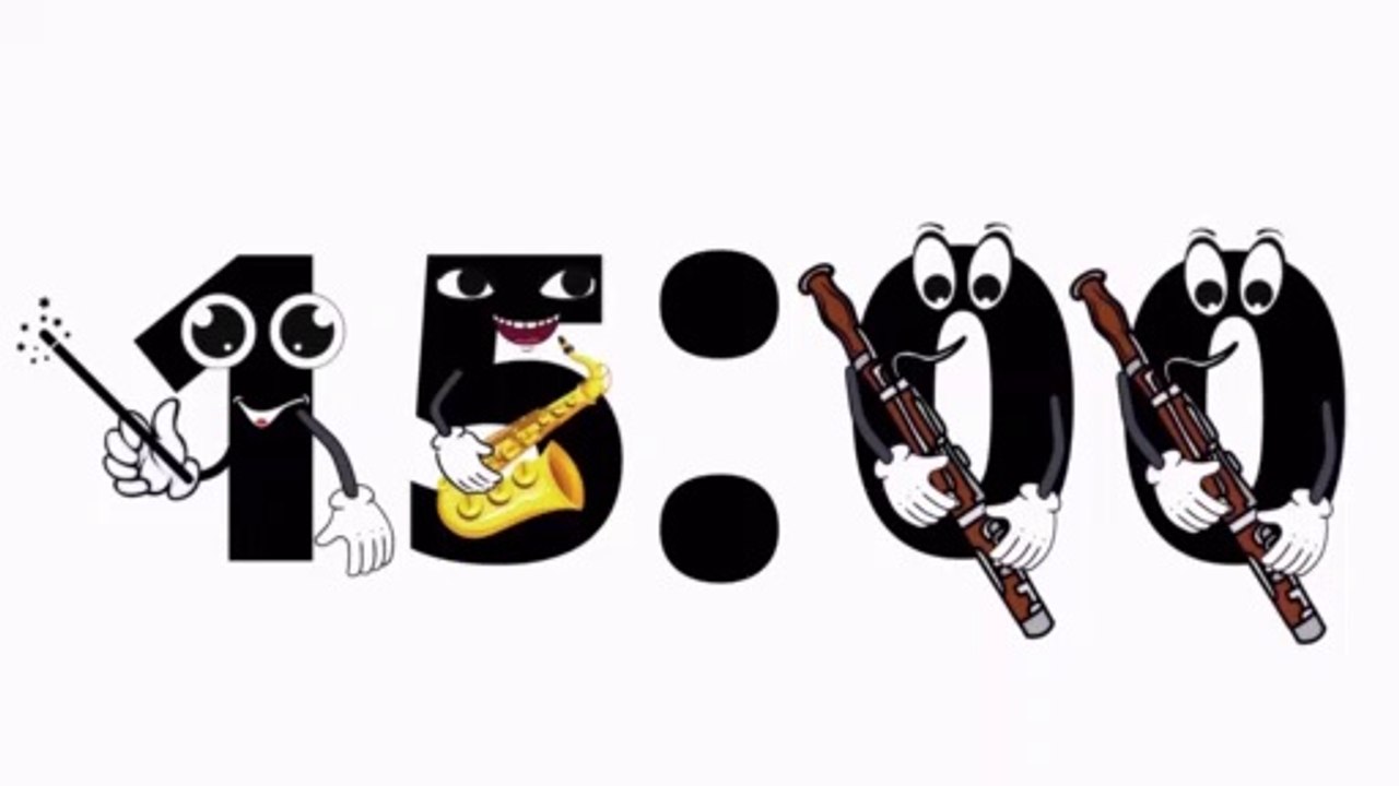 15 Minute Countdown Timer with Band Instruments