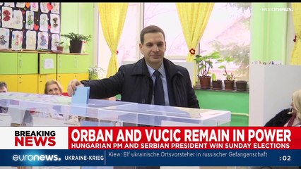 Vucic in Serbien laut Teilergebnissen mit 59% klar vorn