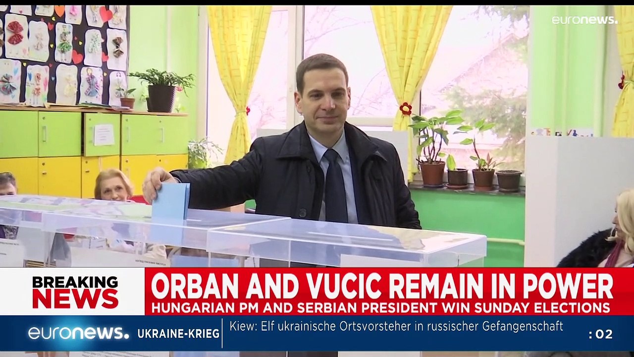 Vucic in Serbien laut Teilergebnissen mit 59% klar vorn