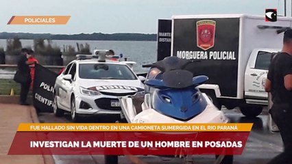 Investigan la muerte de un hombre en Posadas