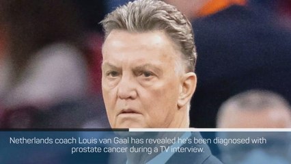 Van Gaal reveals cancer diagnosis