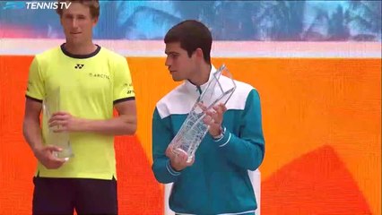 Alcaraz becomes youngest ever Miami champion