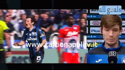 Atalanta-Napoli 1-3 3/4/22 intervista post-partita Marten de Roon