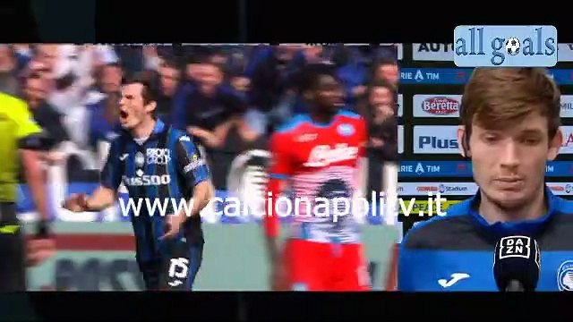 Atalanta-Napoli 1-3 3/4/22 intervista post-partita Marten de Roon