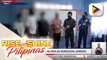 4 dating miyembro ng NPA sa Sorsogon, sumuko