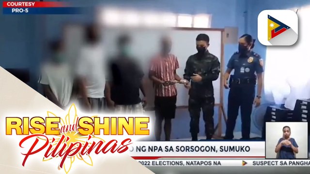 4 dating miyembro ng NPA sa Sorsogon, sumuko