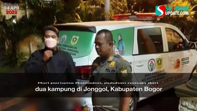 Tawuran Sarung, Polisi Tangkap Sejumlah Remaja Bawa Senjata Tajam di Jonggol