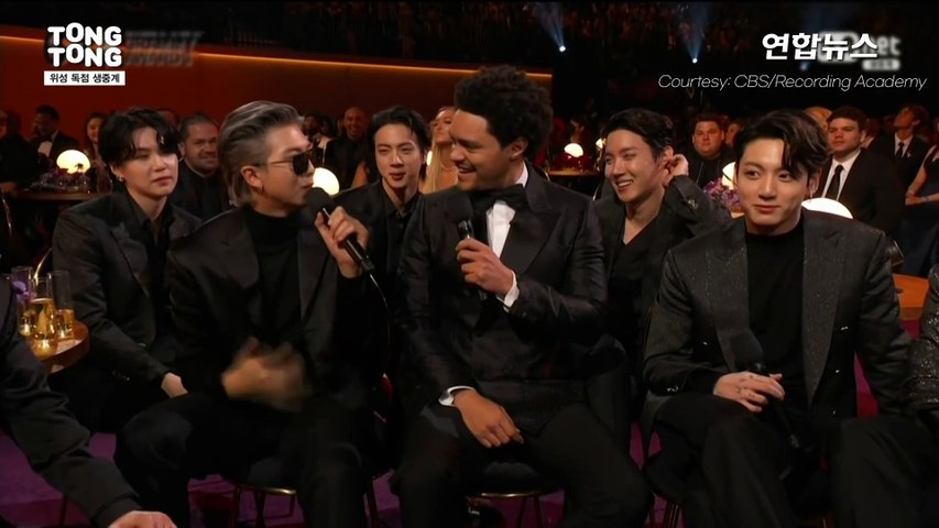 BTS 2022 GRAMMY_Awards_InterviewㅣTonge