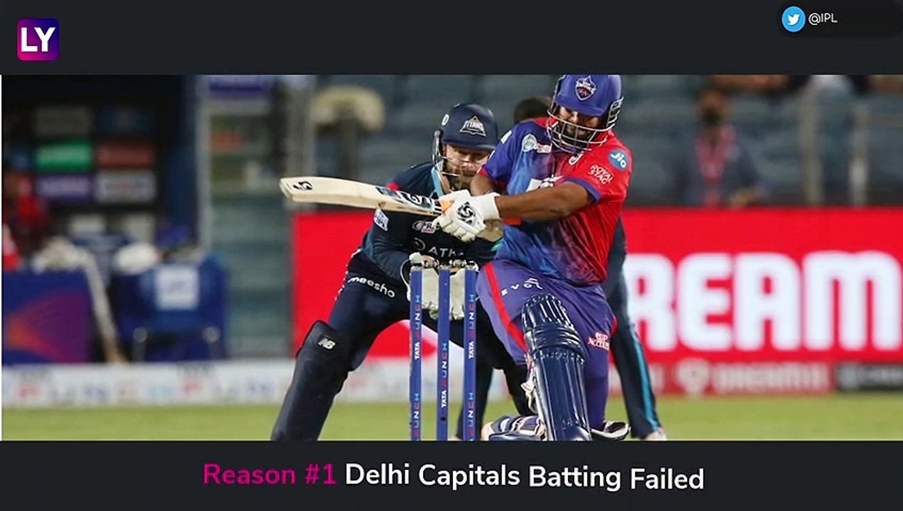 Gujarat Titans vs Delhi Capitals IPL 2022: 3 Reasons Why DC Lost