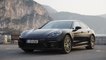 The new Porsche Panamera 4 E-Hybrid Platinum Edition Design in Jet Black Metallic