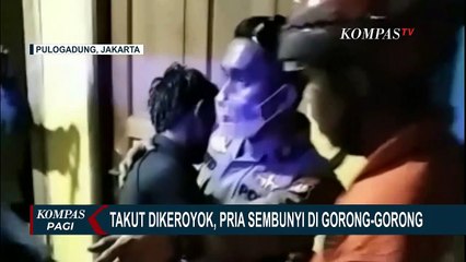 Takut Dihakimi Warga, Pengendara Motor Tabrak Mobil dan Sembunyi di Gorong-gorong selama Berjam-jam