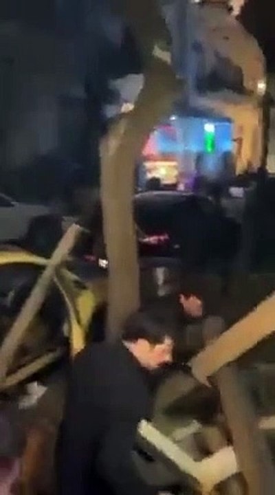 Aftermath of Russian Bombing of Ukrainian City