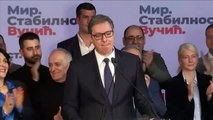 Vicic volverá a gobernar en Serbia tras una clara victoria sobre la coalición opositora