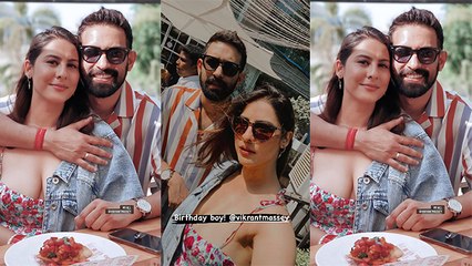 Vikrant Massey का Wife Sheetal Thakur संग  Wedding के बाद First Birthday Celebration, Watch Video