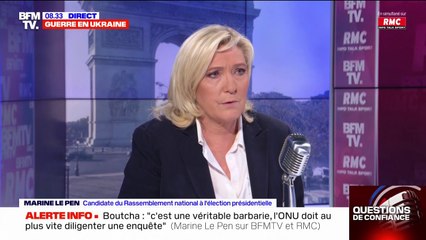 Marine Le Pen: "Il faudra tenter d'éviter que la Russie parte définitivement dans les bras de la Chine"
