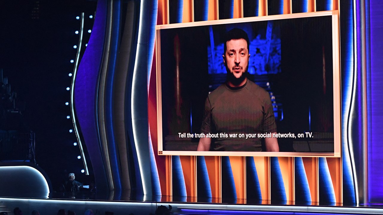 «Remplissez le silence avec votre musique» : l'appel de Volodymyr Zelensky aux Grammys