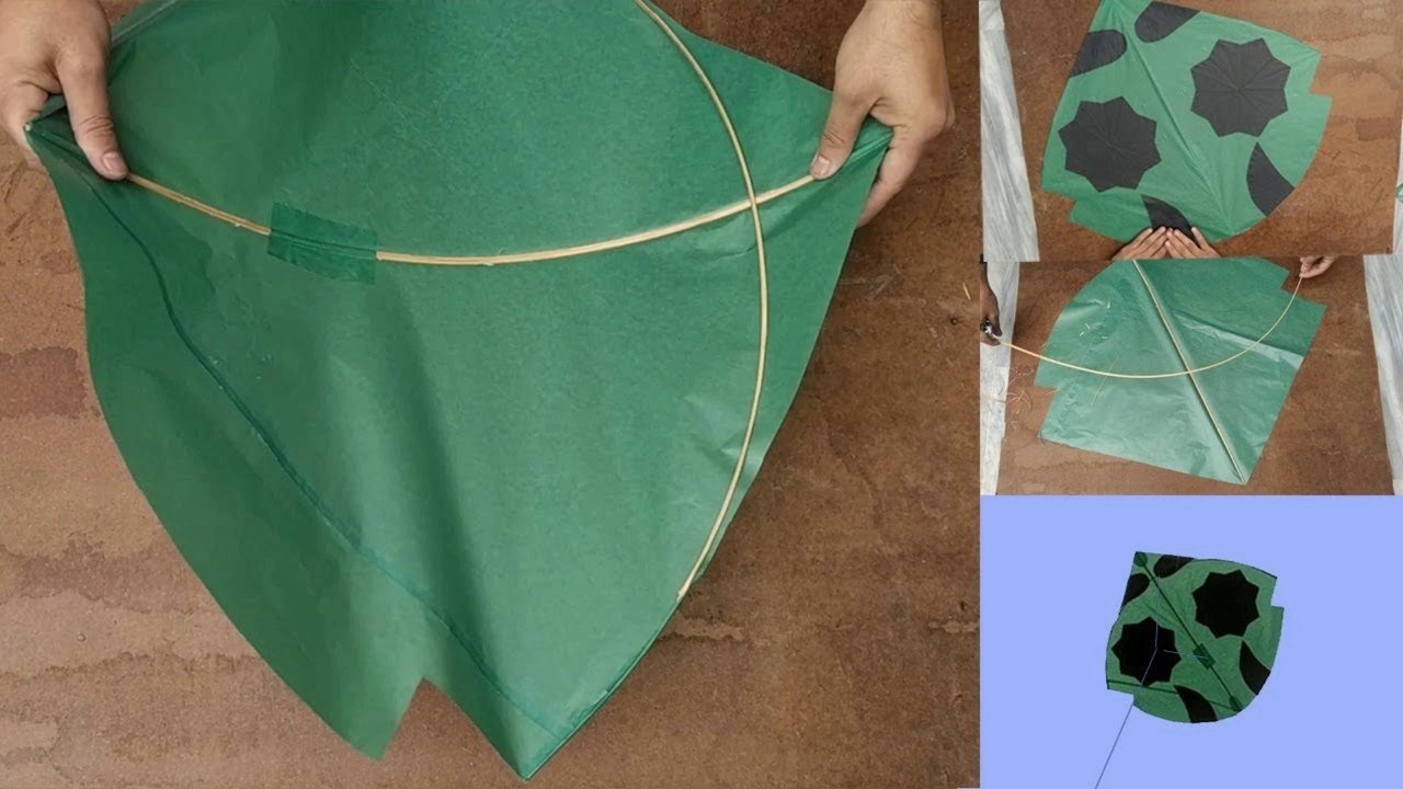 Sharla kite sound patang making and flying