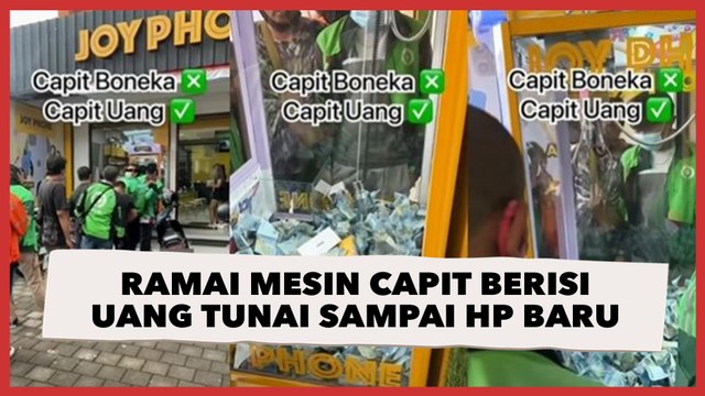 Saingan Berat Sisca Kohl! Ramai Mesin Capit Berisi Uang Tunai sampai HP Baru