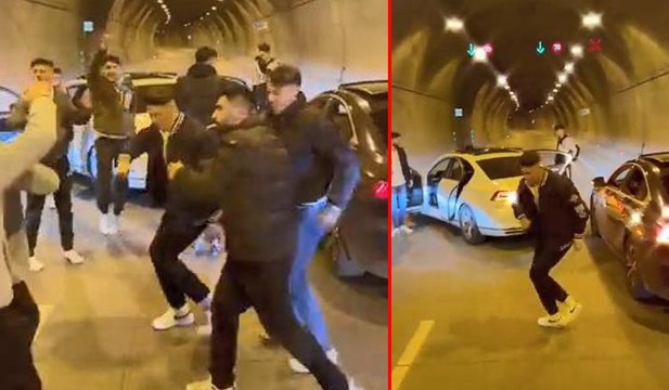 Tüneli kapatarak yüksek sesli müzik dinleyenlere ceza