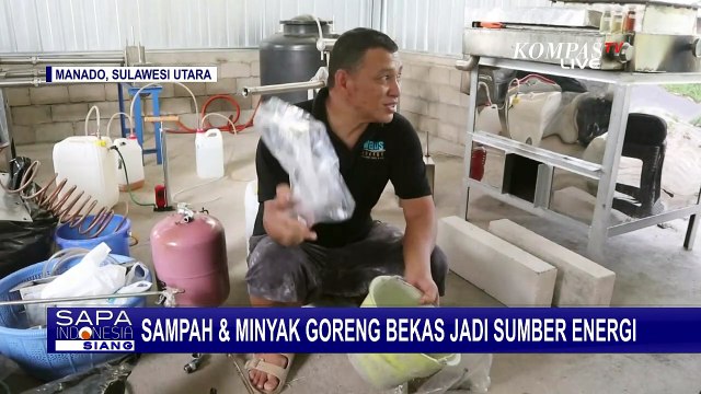 Keren! Warga Manado Ini Berhasil Olah Sampah dan Minyak Goreng Bekas jadi Solar, Bensin dan Gas