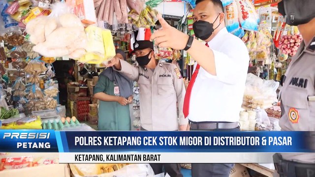 Pastikan Ketersediaan dan harga Sembako di Ketapang Stabil, Polres Ketapang Lakukan Pengecekan Sembako di Pasaran