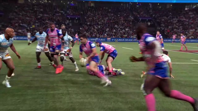 TOP 14 - Essai de Lester ETIEN (SFP) - Racing 92 - Stade Français - Saison 2021/2022