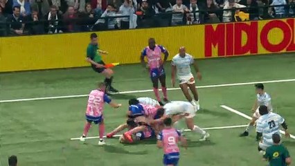 TOP 14 - Essai de Léo BARRE (SFP) - Racing 92 - Stade Français - Saison 2021/2022