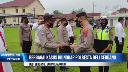 Kapolresta Deli Serdang Berikan Reward Kepada 100 Personil Berprestasi dan Berdedikasi Tinggi