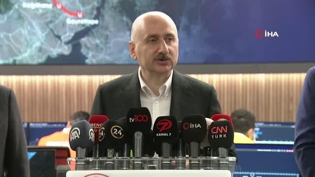 Bakan Karaismailoğlu Kağıthane - İstanbul Havalimanı arasındaki metro hattını 4 ay içerisinde açmayı hedefliyoruz