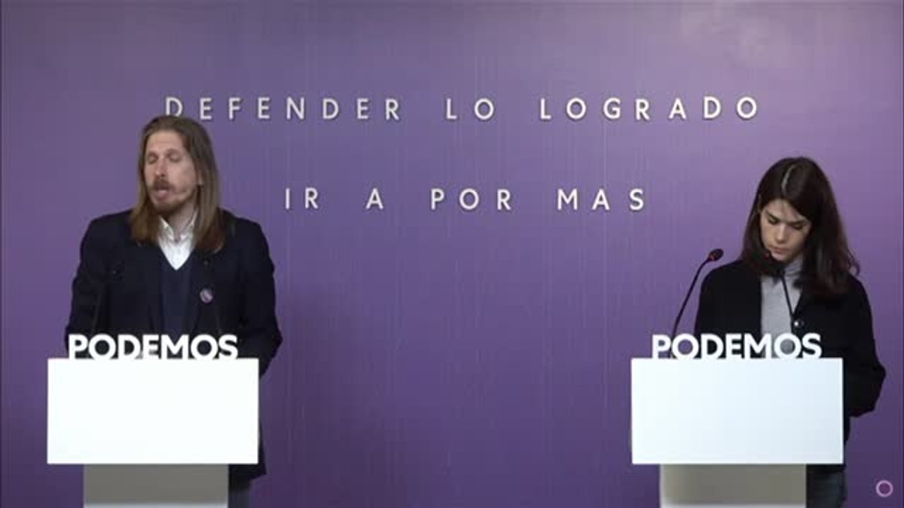Pablo Fernández: "Esperamos que nuestro socio sea leal al acuerdo de coalición"