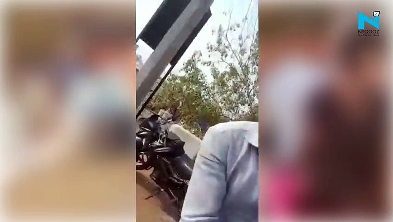 Watch, New Royal Enfield bike catches fire and explodes after a long drive