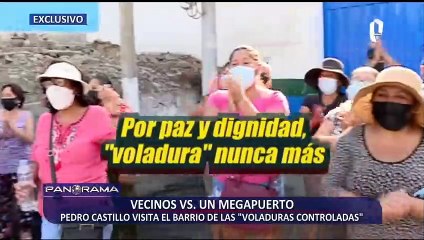 ¡Exclusivo! Vecinos vs un megapuerto: Castillo visita el barrio de "Las Voladuras Controladas"