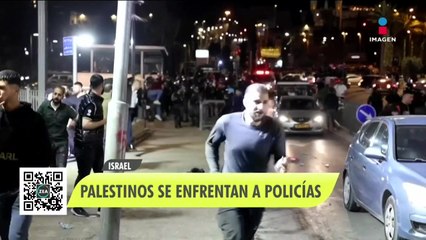 Palestinos se enfrentan a policías; hay heridos y detenidos
