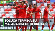 Toluca derrota al Puebla y termina con la mala racha en el Nemesio Diez