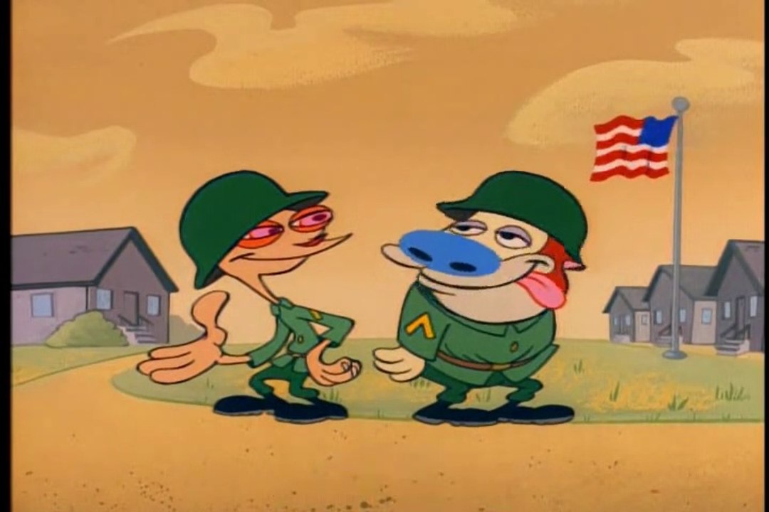 Ren et Stimpy - À l'armée VOSTFR (S02E01a)