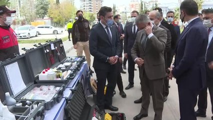 Antalya'da mobil kriminal polis laboratuvarı "Kıraç" hizmete başladı