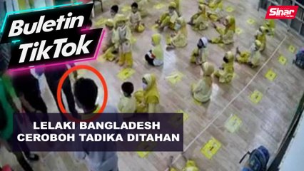 Download Video: Lelaki Bangladesh ceroboh tadika ditahan