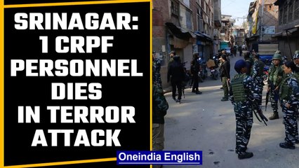 Скачать видео: Srinagar: CRPF personnel dies, another injured as terrorists open fire | Oneindia News