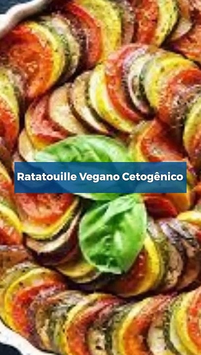Ratatouille Vegano Cetogênico Shorts
