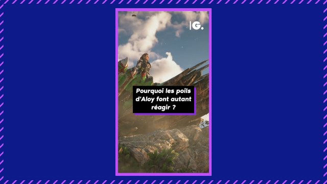 Horizon Forbidden West : pourquoi les poils d'Aloy font autant réagir ?
