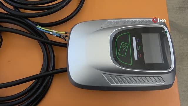 Elektrikli araçlar için şarj ünitesi üretildi