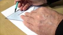 How to Draw Number One Hole - Drawing Hole Illusion in line Paper with Pencil